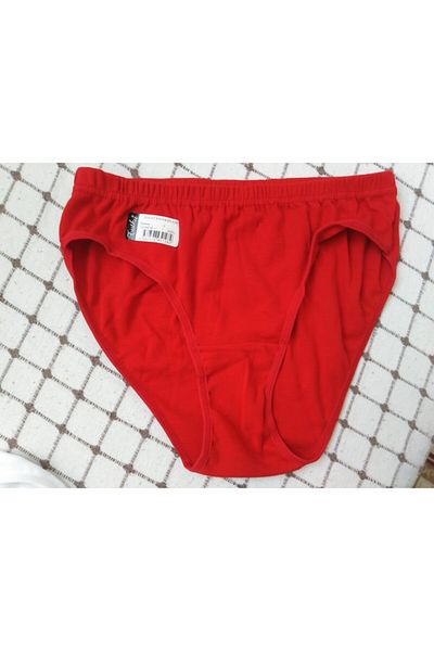 Tutku Women's Solid Colored Thick Elastic Bato Panties, Size Medium, Pack of 6