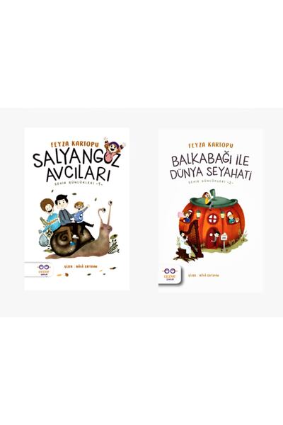 Cezve Çocuk Şehir Günlükleri 2 Kitap Set (salyangoz Avcıları- Balkabağı Ile D...
