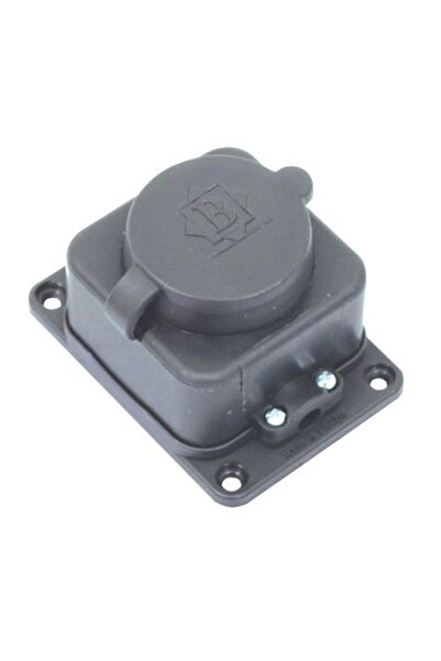 Bemis Monophase Rubber Wall Socket