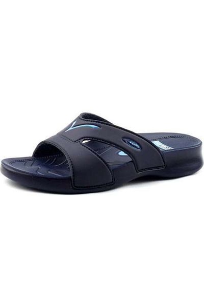 Ceyo 3400-2 Orthopedic Navy Blue Women's Slippers - Women's Shoes