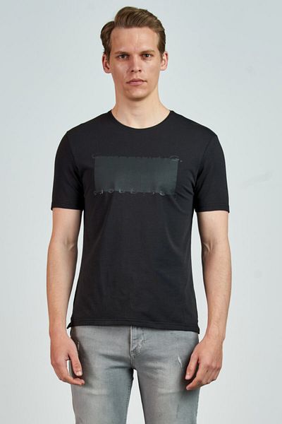 Giovane Gentile Ανδρικό μαύρο Gi Giovanni G. Designer T-Shirt GC 0655202130