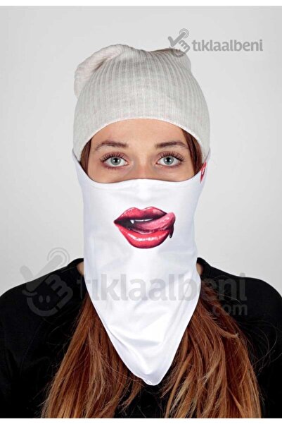 Tıklaalbeni Bayan Kayak Yüz Maskesi Gf-137