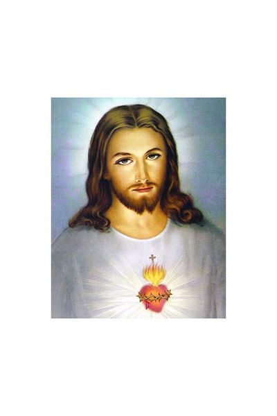 collection d'art Diamond Embroidery Stone Paste Heart Of Jesus Diamond Embroidery Tapestry 30 Thousand Pieces