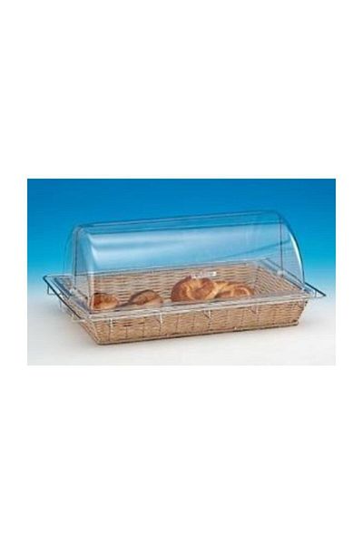 Zicco Wicker Bread Basket Storage Box Knitted Bread Bowl with Lid