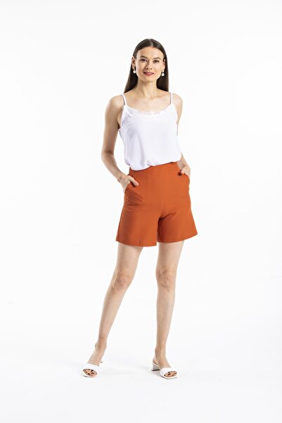 Pitti Жіночі цегляно-червоні шорти та бермуди - 40204