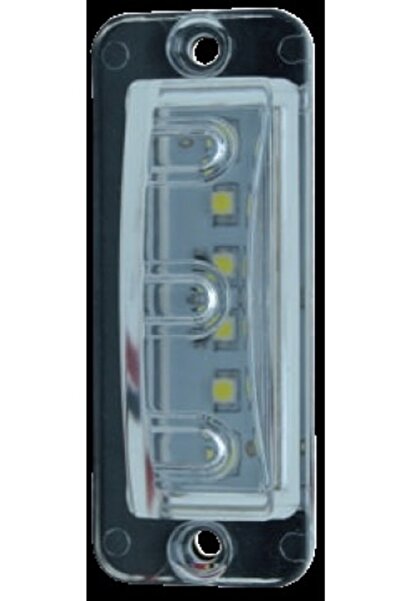 Sedef Mercedes Travego Plaka Led Lamba 6 Ledli 12-24 Volt Beyaz 2 Adet