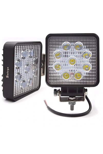 FESAN 2 Adet Off Road Sis Farı Çalışma Lambası 9 Ledli 12v / 24 V