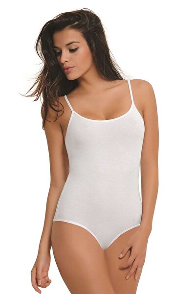 Kardeşler Giyim Білий еластан боді - набір з 4 еластичних бретелей