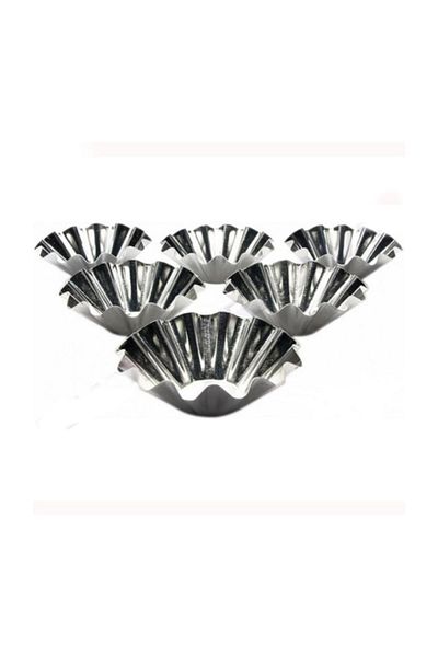 bimbambom 12-Piece Metal Stainless Cake and Cookie Mold