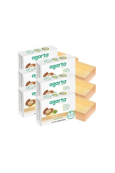 Agarta Beauty Soap Natural 150 gr 6 Pieces