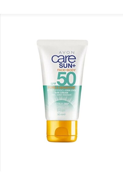 AVON Care Sun Pure & Sensitive Face Body Güneş Kremi Spf 50  50 ml