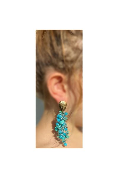 Turquoise Men Earrings Styles Prices Trendyol