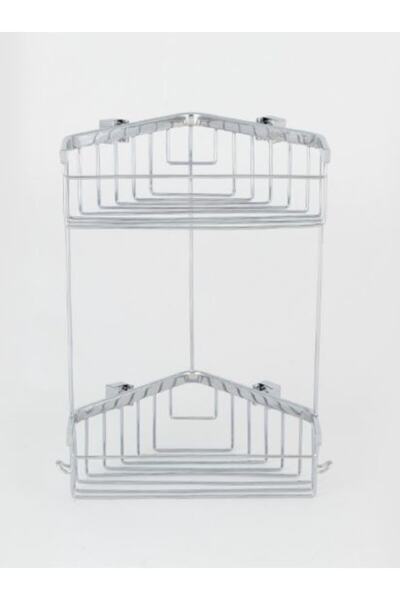 Hüppe Gümüş 2 Li Trend Köşe Şampuanlık Parlak