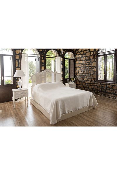 Gül Güler Lace Blanket Double Petunia