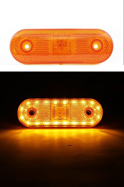 Sedef Oto Yan Sinyal Side Marker Led Lamba 20 Led 12/24 Volt Sarı 2 Adet