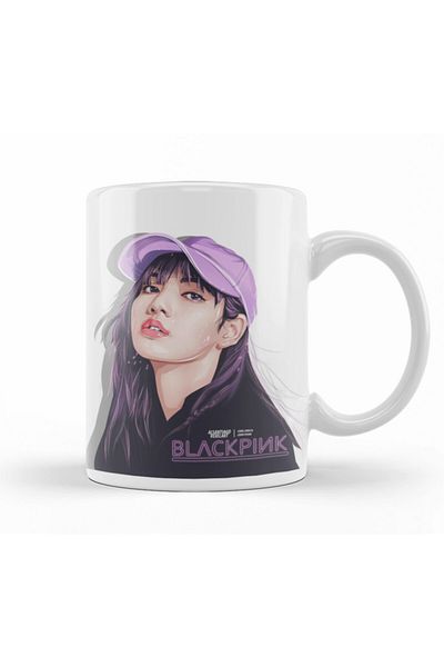 Baskı Dükkanı Blackpink Lisa Mug Glass Porcelain