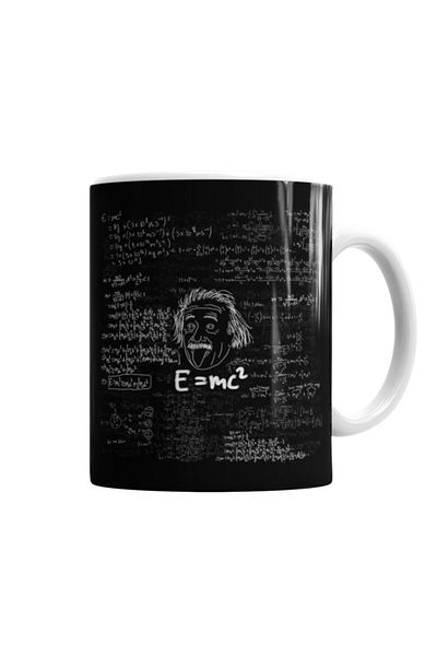 Baskı Dükkanı E=mc2 Formula Mathematics Formula Mug Glass Porcelain