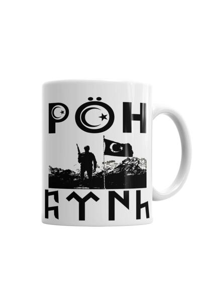 Baskı Dükkanı Pöh Göktürk Special Operations Mug, Glass Porcelain