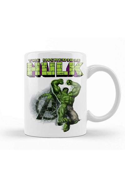 Baskı Dükkanı Hulk Mug Cup Porcelain