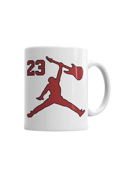 Baskı Dükkanı Air Guitar Guitar Mug Cup Porcelain