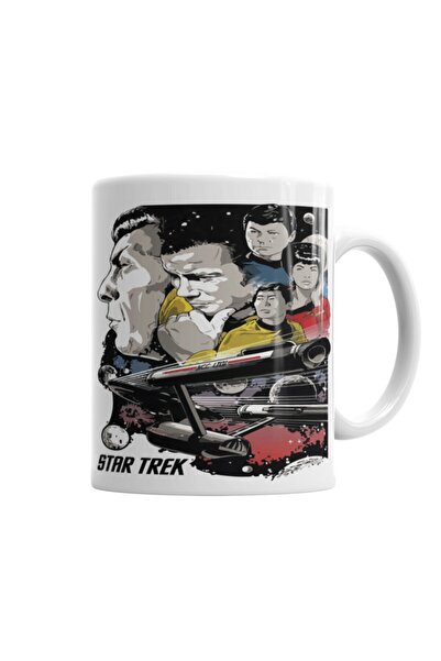 Baskı Dükkanı كوب ستار تريك من البورسلين