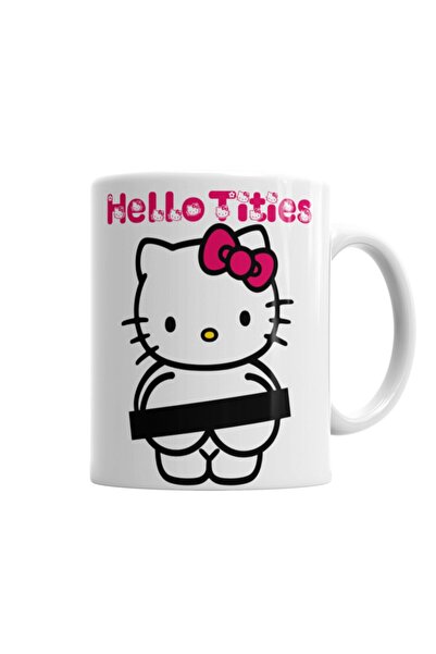 Baskı Dükkanı كوب هالو تيتيز من البورسلين