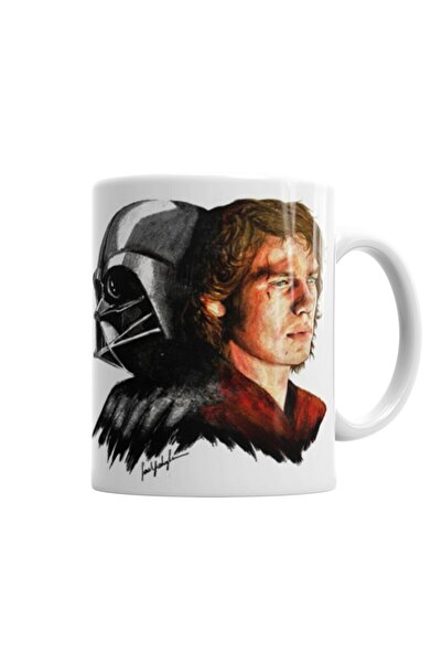 Baskı Dükkanı Anakin Skywalker Kupa Bardak Porselen