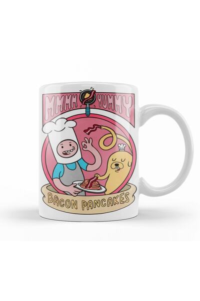 Baskı Dükkanı كوب بان كيك من البورسلين من وقت المغامرة