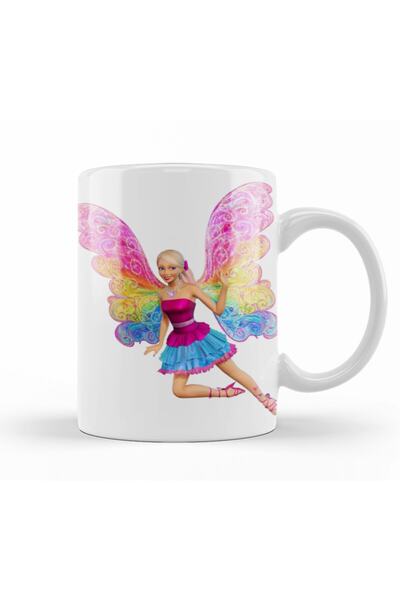 Baskı Dükkanı Barbie Mug Cup Porcelain