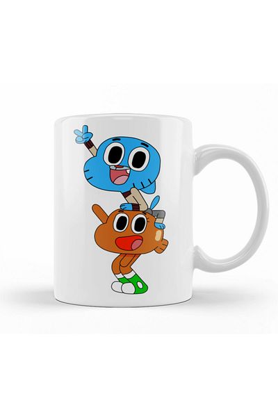 Baskı Dükkanı Gumball Darwin Mug Cup Porcelain