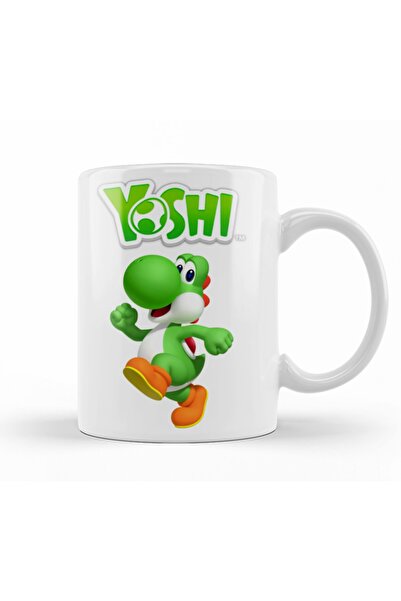 Baskı Dükkanı كوب ماريو ويوشي بورسلين