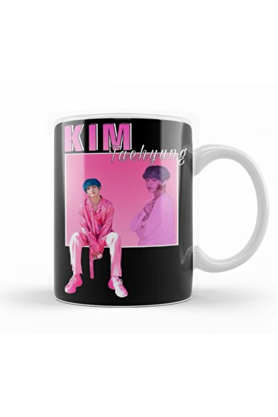 Baskı Dükkanı Bts Kim Taehyung V 90s Kupa Bardak Porselen