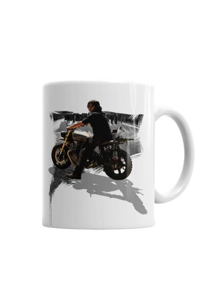 Baskı Dükkanı Daryl Dixon The Walking Dead Kupa Bardak Porselen