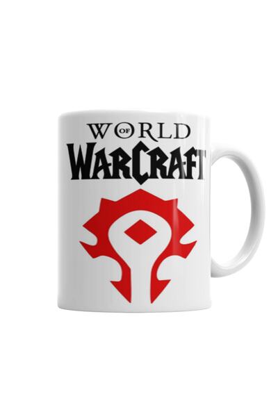 Baskı Dükkanı World Of Warcraft Horde Wow T-Shirt Mug Glass Porcelain