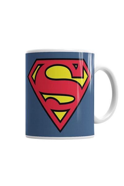 Baskı Dükkanı Superman Mug Cup Porcelain