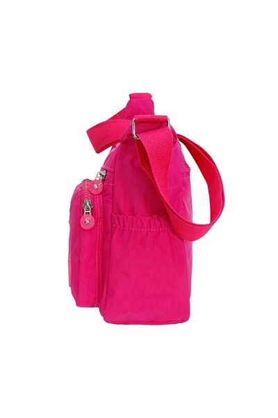 Bevitton Women's Pink Crinkle Shoulder Bag