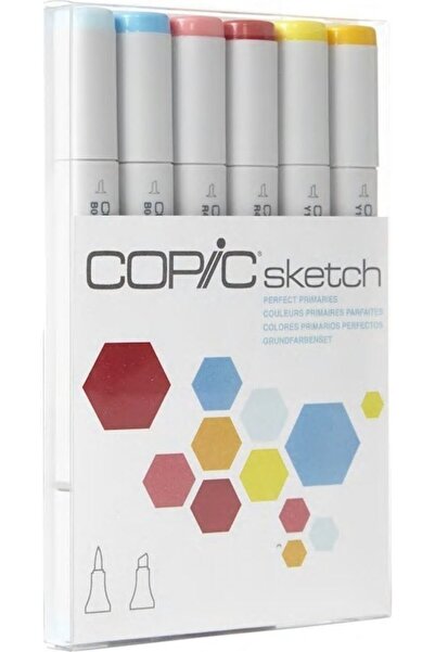 Copic Sketch Perfect Primaries Shades Set of 6