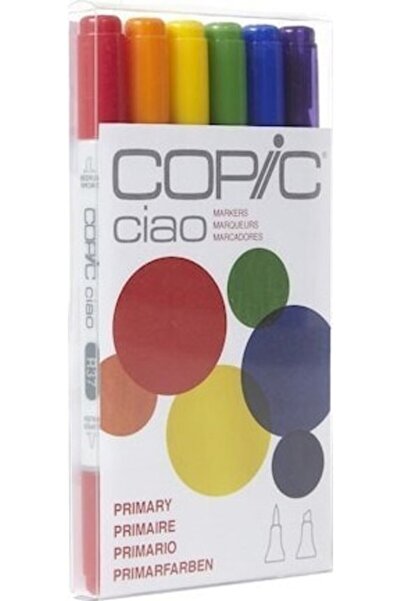 Copic مجموعة ظلال تشاو الأساسية مكونة من 6 قطع