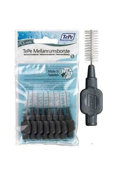 TePe Interface Brush 8 Pieces Gray 1.3 Mm