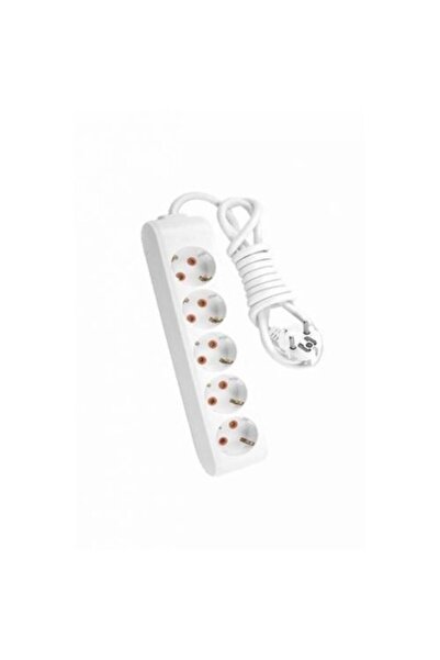 ÖZNUR 3x2,5 Mm² Ttr Kablo Ile Beşli Çocuk Korumalı Grup Seyyar Kablo 50 Metre