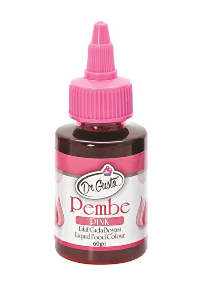 Dr. Gusto Dr Gusto Pembe Sıvı Gıda Boyası 60 Gr (15 Farklı Renk Seçeneği)