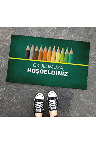 OLUNCA Bine ați venit la școala noastră Covoraș de design pentru ușă și inter...