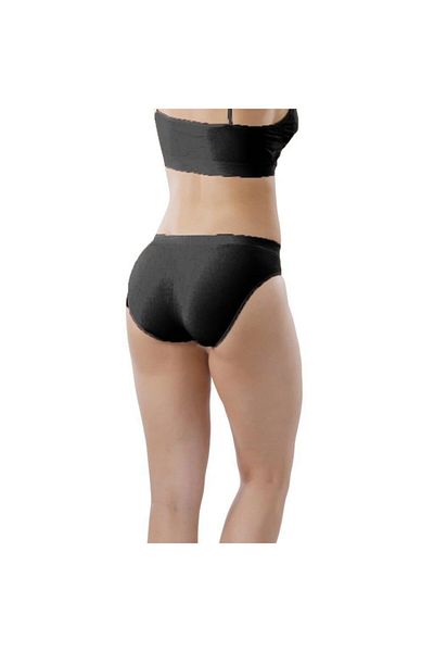 Layza Form Women's Black Seamless Slip Panties 11000