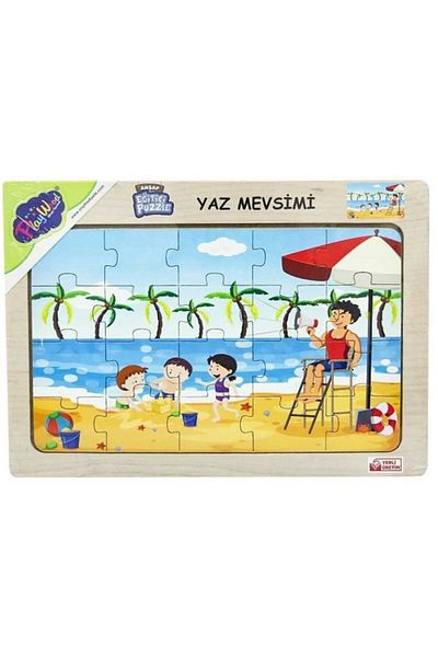 Play Wood Playwood Wooden Summer Season Puzzle - Educational Toy