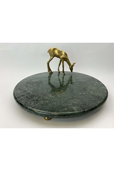 Mi'marb Design Doğal Mermer Sunum Tabağı