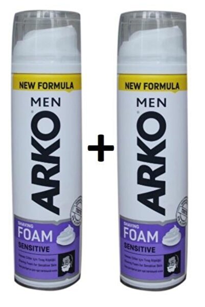 ARKO Men Tıraş Köpüğü Sensitive 200 Ml + 200 Ml