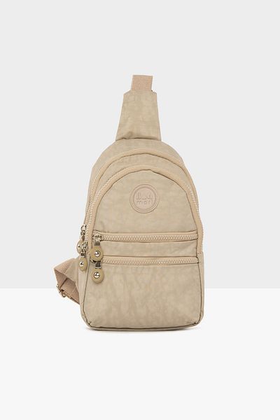 Bagmori Cream Women's Crossbody Parachute Bag M000004137