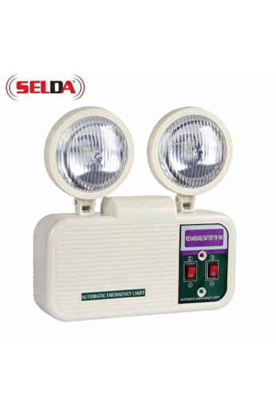 Selda 2x3w Şarjlı 180 Dk Led Acil Aydınlatma Armatürü Bataryalı Elektrik Kesi...