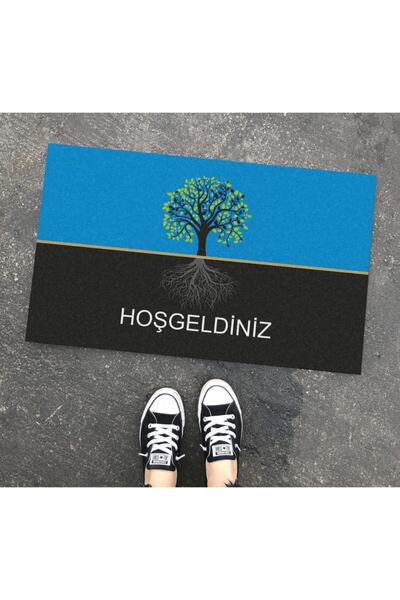 OLUNCA Bine ați venit Covoraș de design arbore 45x75 cm pentru ușă și interior