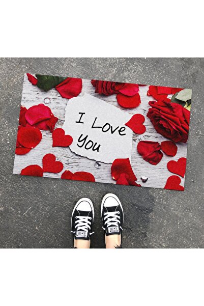 OLUNCA Design cu petale de trandafir 45x75 cm Covoraș pentru ușă și interior